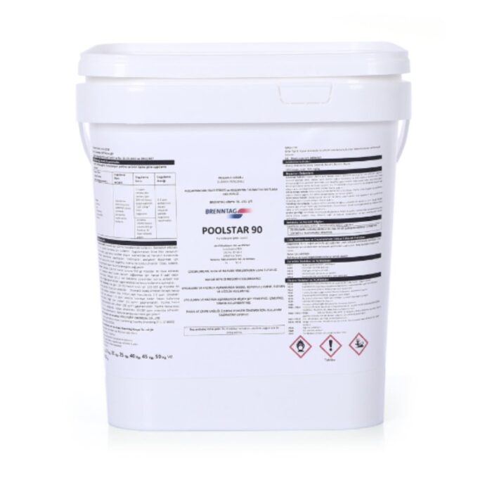 %90'lık Havuz Kloru 50 kg (Alman Malı) - Görsel 1