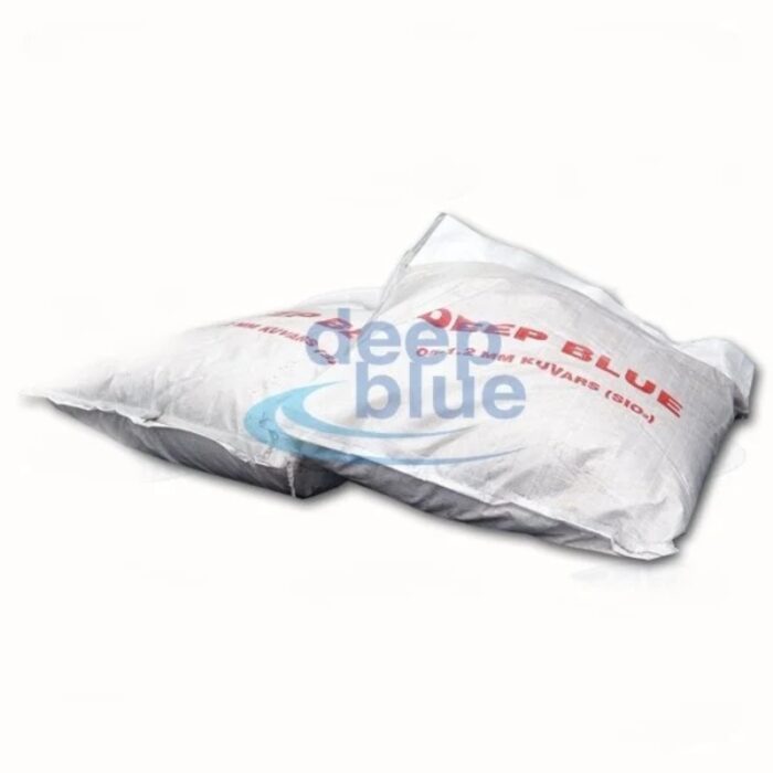 Deep Blue Kuvars Kum Filte İçin - 25 Kg - 0,5 mm-1,2 mm - Görsel 1