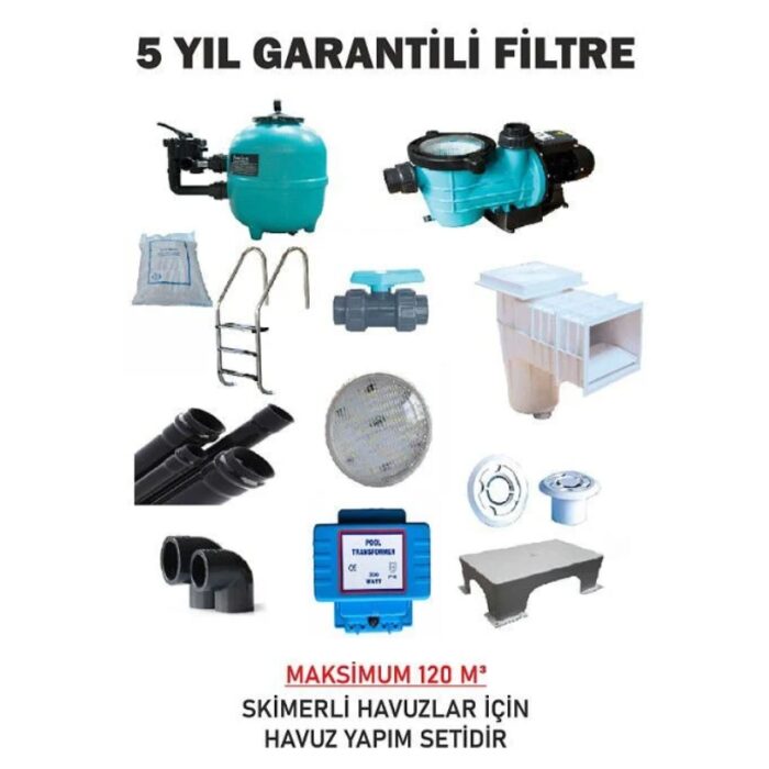 Skimmerli Havuz Yapım Seti (120 Ton) - Görsel 1